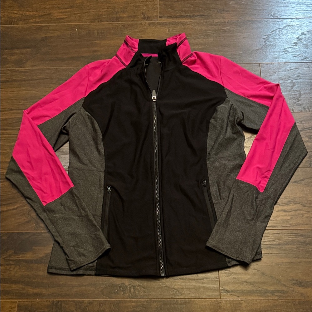 Xersion Women's Black and Pink Ski Jacket